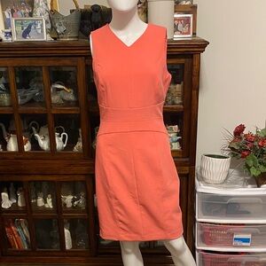 White House Black Market Sleeveless Coral Mini Dress
